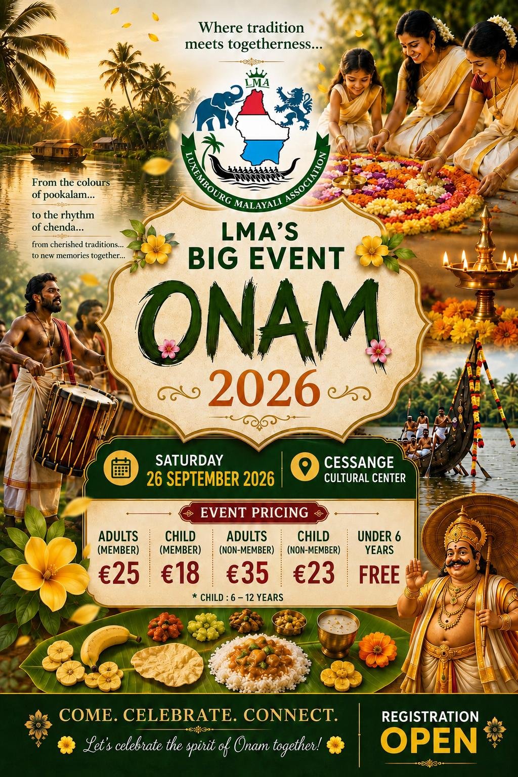 Onam Pookalam Celebration