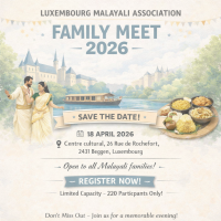 🌟 Luxembourg Malayali Association – Family Meet 2026 🌟